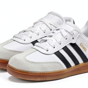 adidas Indoor Soccer Shoes Leather Upper Snug Fit Boys Girls-0